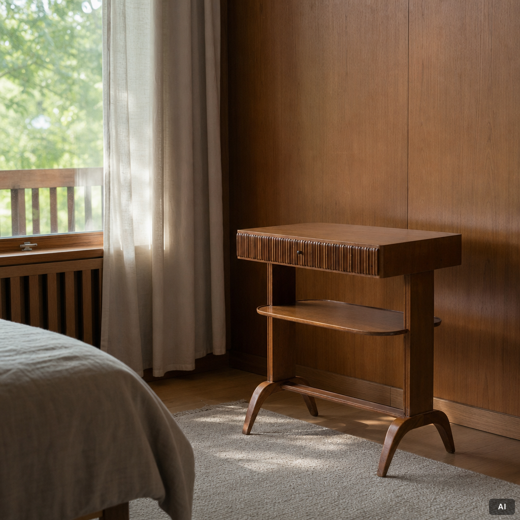 Nordiska Kompaniet, a rare "Anette" bedside table, 1946.