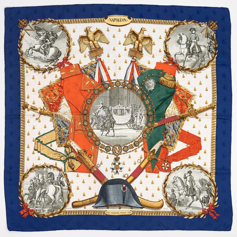 Hermès, scarf "Napoléon".
