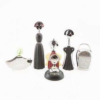 Philippe Starck, six kitchen utensils, late 20th century.