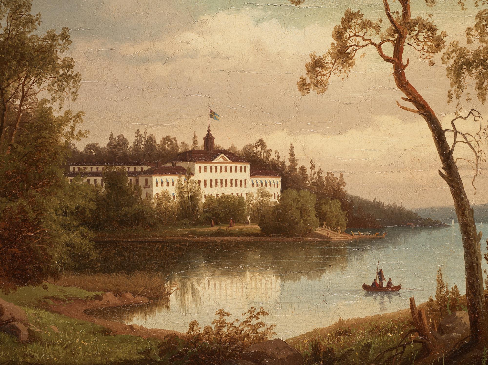 Carl Abraham Rothstén, The castle of Ulriksdal outside Stockholm.