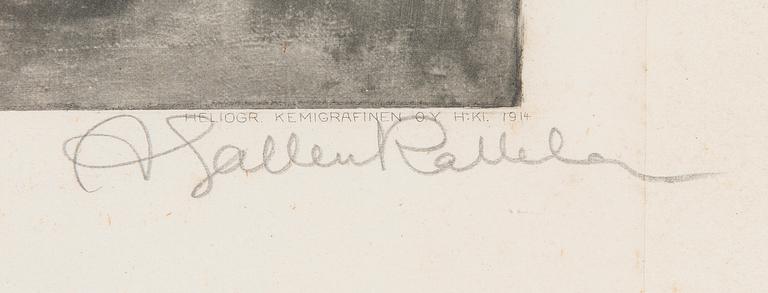 Akseli Gallen-Kallela, "Lojägare".