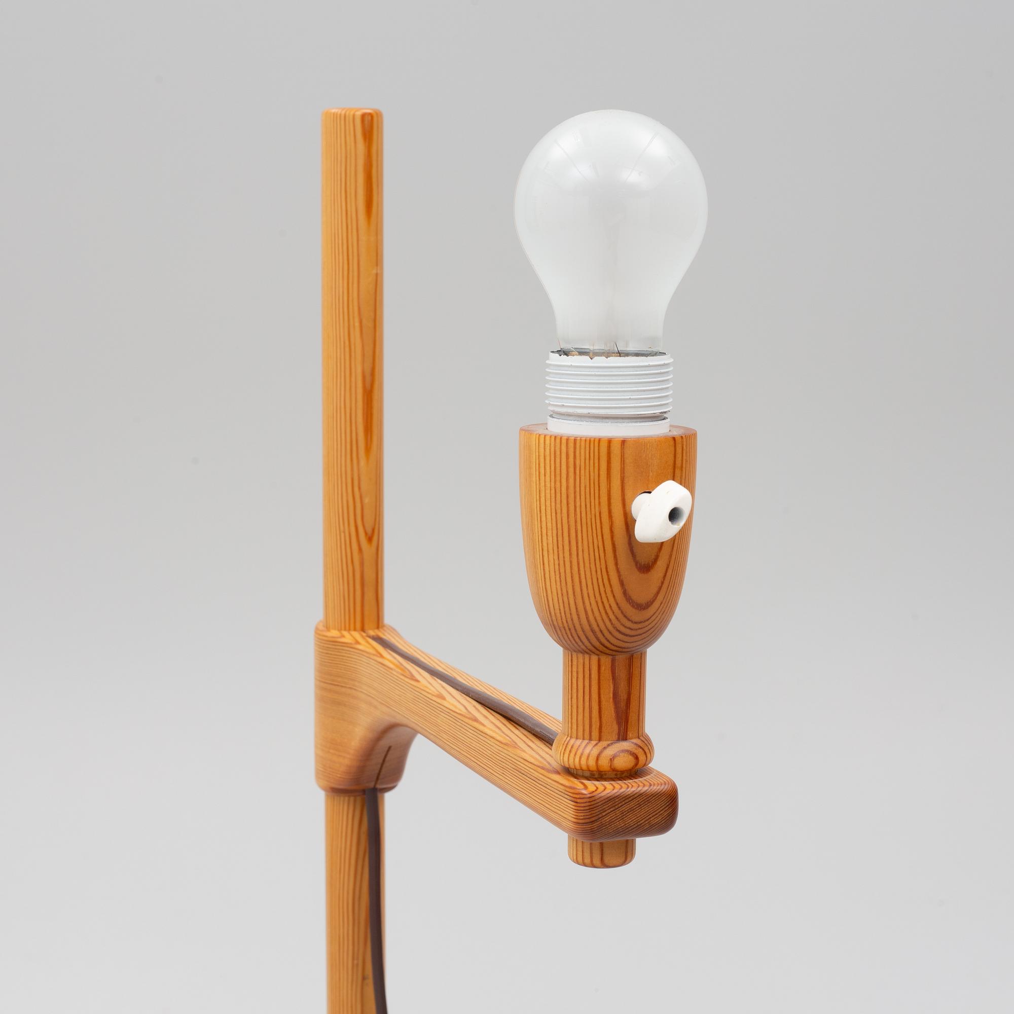 Carl Malmsten, Floor lamp, “Staken”, second half of the 20th century.