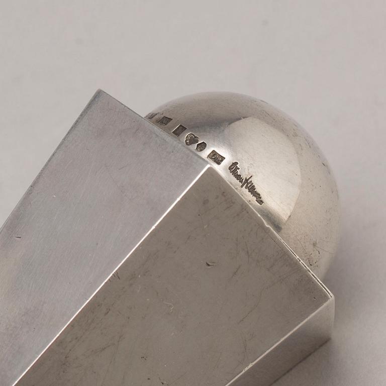 WIWEN NILSSON, Salt och pepparströare, silver och förgyllt silver, Lund 1939-40.