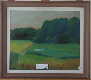 LINDEBERG, WILLY. Gouache, sign.