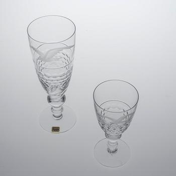 SERVISGLAS, 8 stycken, Kosta.