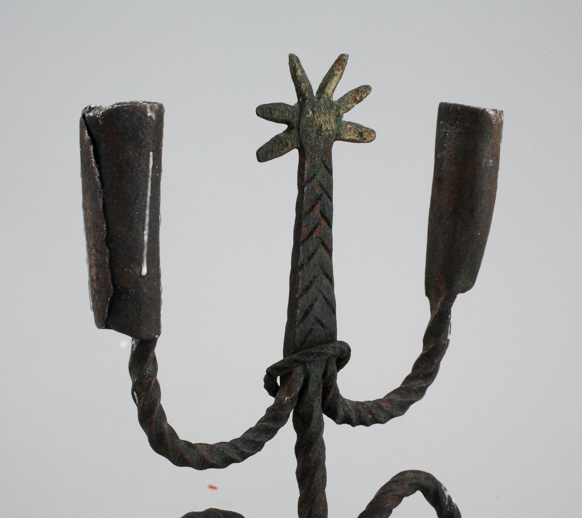 LJUSSTAKE, smide, 1700-tal.