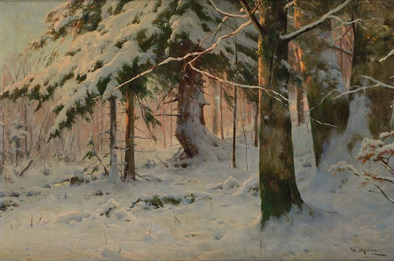 Walter Moras, Winter Landscape.