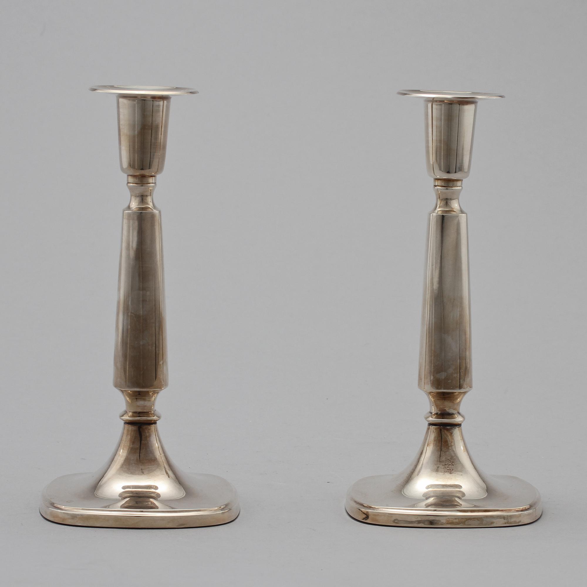 PARTI SILVER, 6 delar, mestadels Sverige, 1800/1900-tal. Total vikt 750 g.