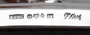 LJUSSTAKAR, 4 st, silver, Thore Eldh, K&EC, Göteborg 1966 och 1968.