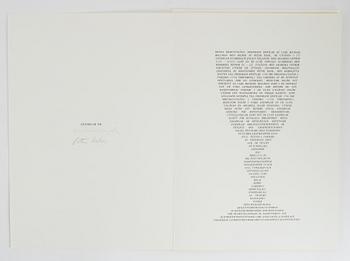 Peter Dahl, mapp, "Fredmans epistlar", 87 litografier, signerade EA.