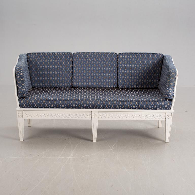 TRÅGSOFFA, gustaviansk stil, 1900-tal.