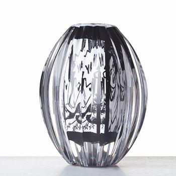 Per B. Sundberg, vas, litograal-teknik, Orrefors 2003.