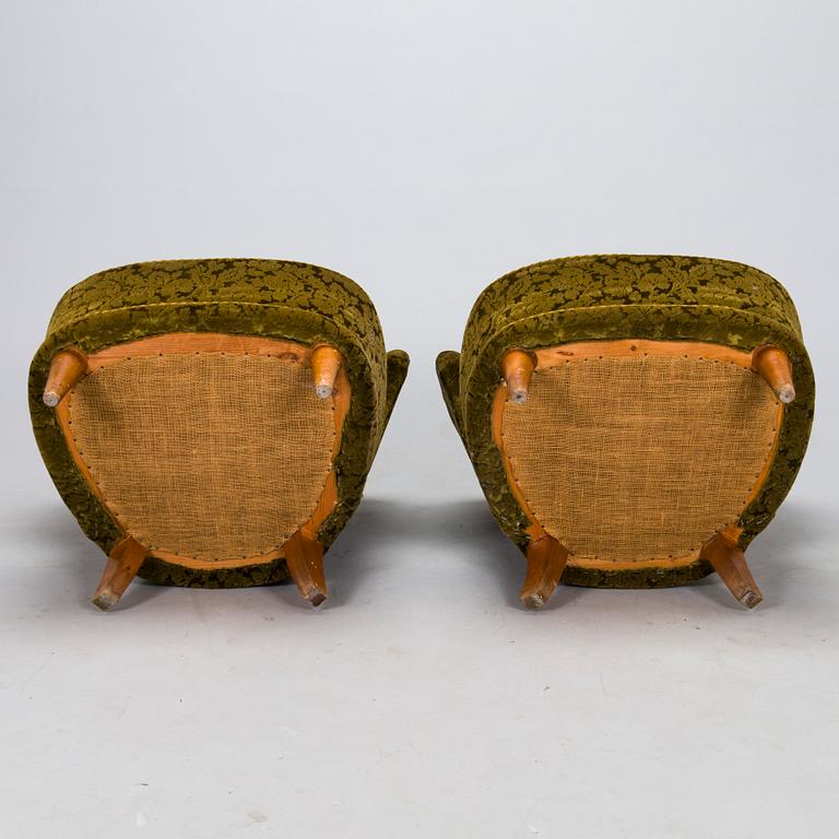 Fåtöljer, ett par, 1900-talets mitt.