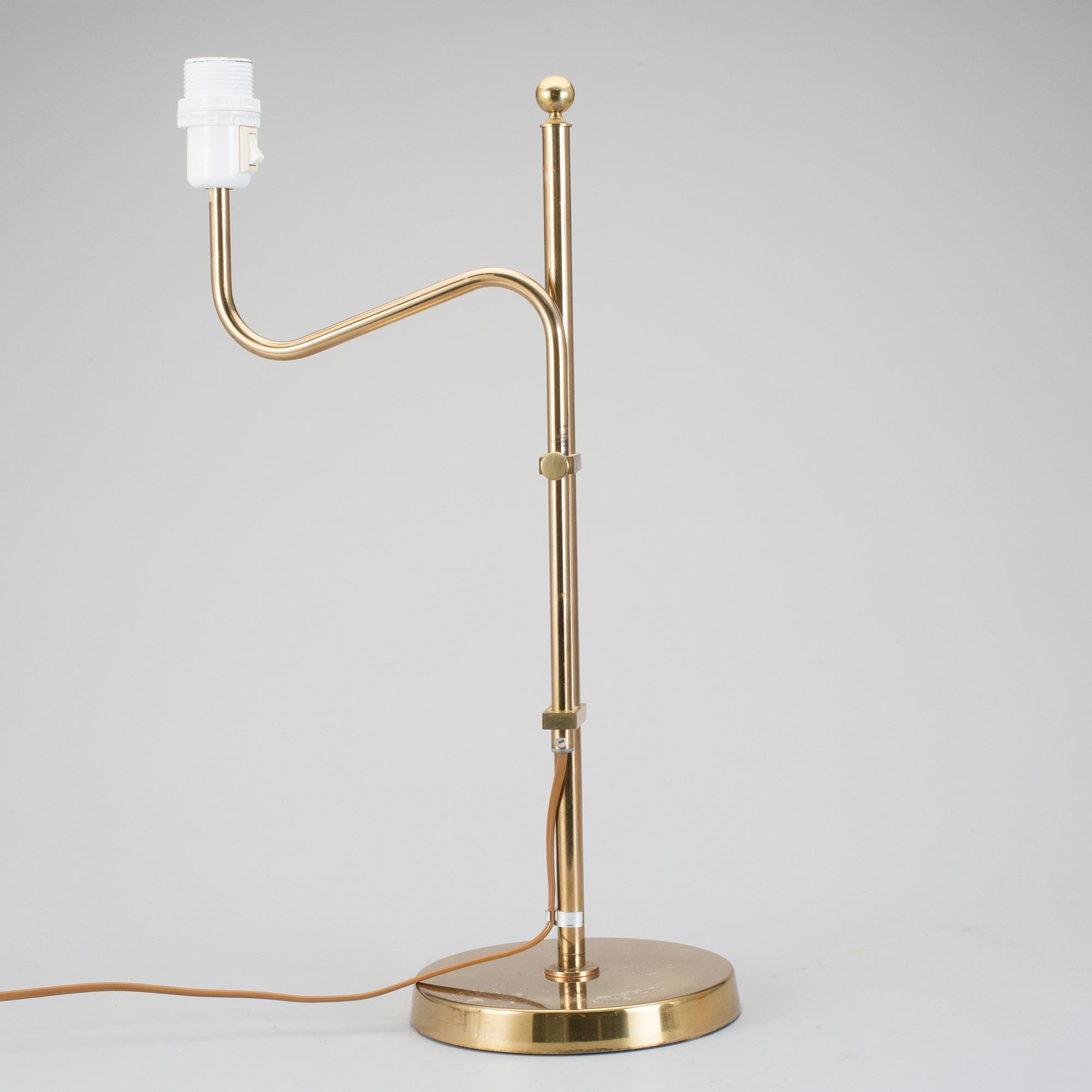 BORDSLAMPA, Bergboms B-132, 1900-talets andra hälft.