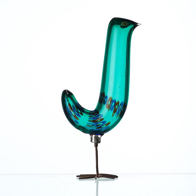 Alessandro Pianon, a 'Pulcino' glass bird, Vistosi, Italy 1960's.