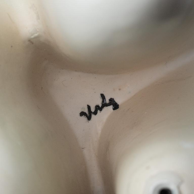 Hans Hedberg, skulptur, tand, fajans, Biot, Frankrike.