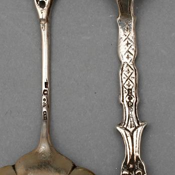 PARTI SILVER, 26 delar, bl.a. GAB, Stockholm, 1923. Vikt ca 295 gram.