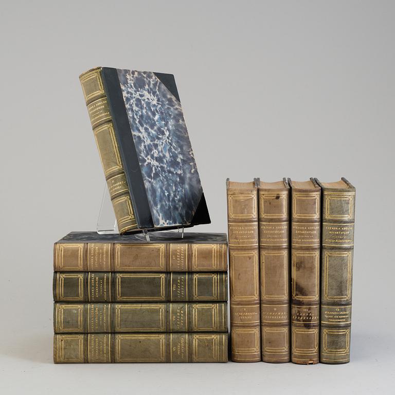 BOKVERK, vol I-IX, "Den introducerade Svenska Adelns Ättartavlor", Gustaf Elgenstierna, Stockholm, 1925-36.