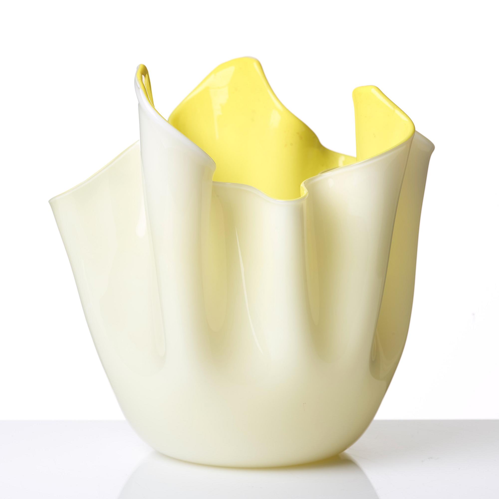 Paolo Venini, & Fulvio Bianconi, a "Fazzoletti" glass vase, Venini, Murano, Italy.