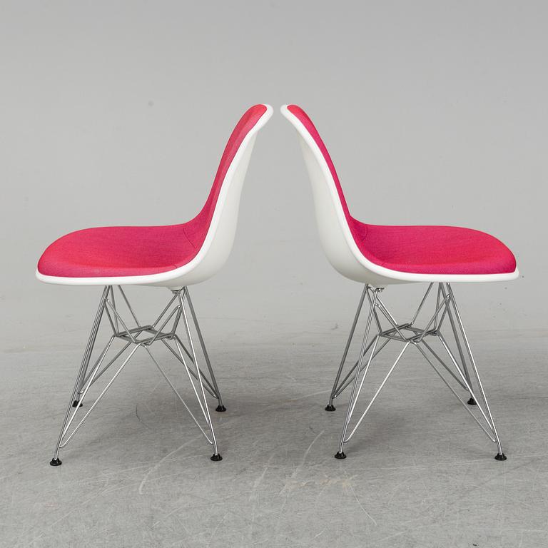 CHARLES AND RAY EAMES, six DSR chairs, Vitra, 2012.