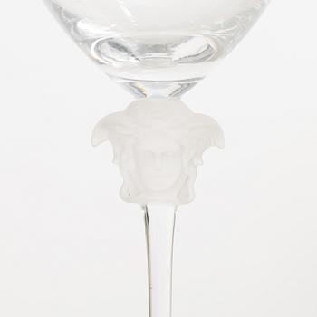 Versace, glass service, 46 pieces, "Medusa", Rosenthal.