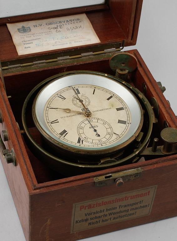 KRONOMETER, VEB Glashytte, Tyskland, 1900-talets andra hälft.