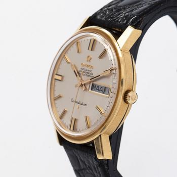 Omega, Constellation Day-Date, rannekello, 34 mm.