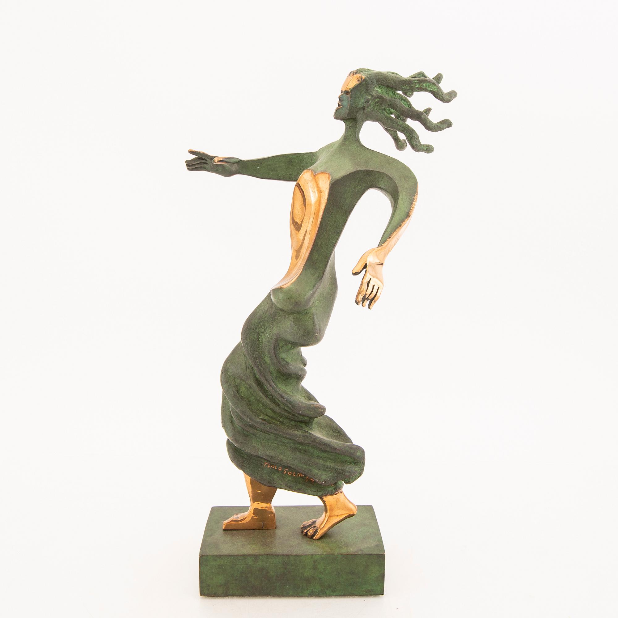 Timo Solin, skulptur brons, signerad 1/4 EA.