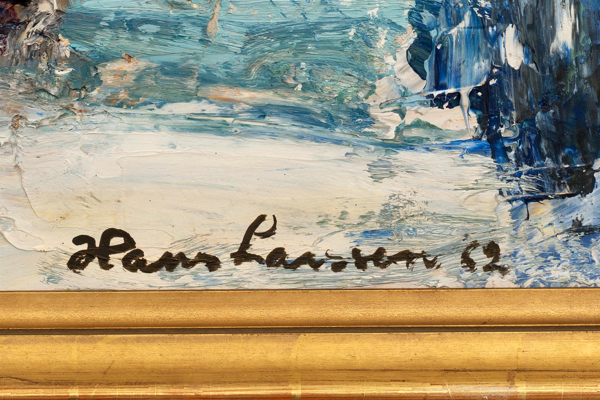 HANS LARSSON, oil on canvas signed and dated 62.