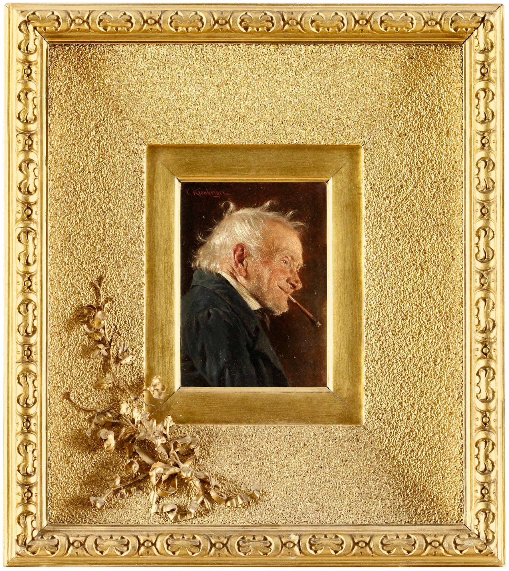 Carl Kronberger, Rökande äldre herre.
