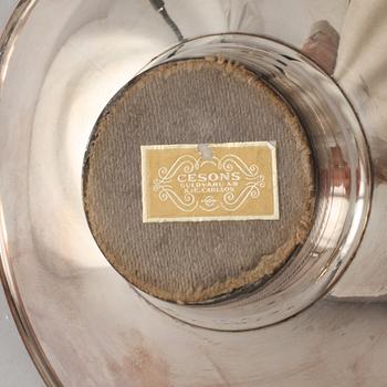 PARTI SILVER, 7 delar, mestadels Sverige, 1900-talets mitt/andra hälft, total vikt 364 g.