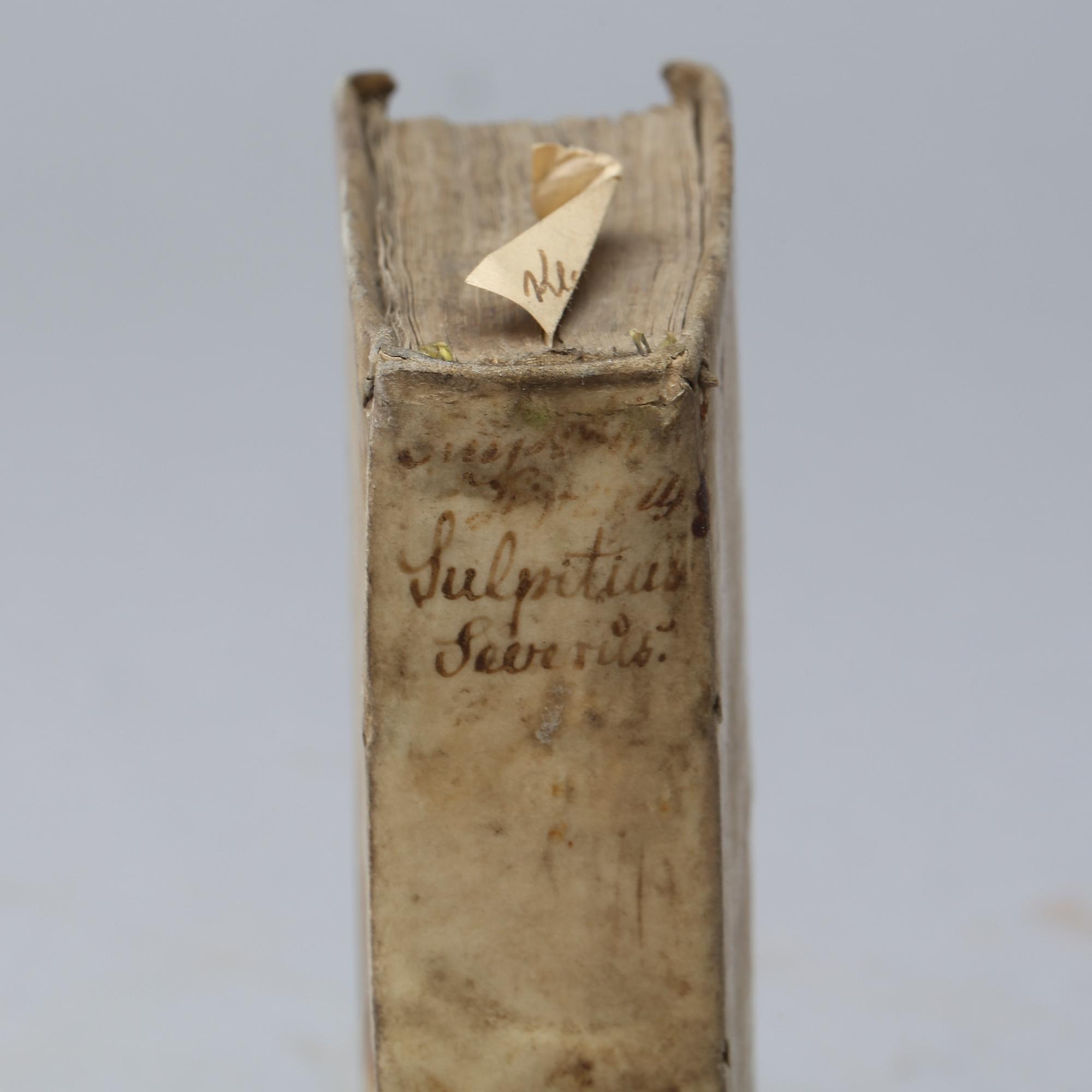 Sulpicius Severus,Sulpitii Severi Opera omnia quae extant. Ex officina Elzeviriana, Lugd. Batavor; Leiden, 1643.