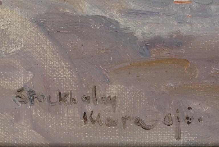 ERIK TRYGGELIN, olja på duk, signerad och daterad 1924.