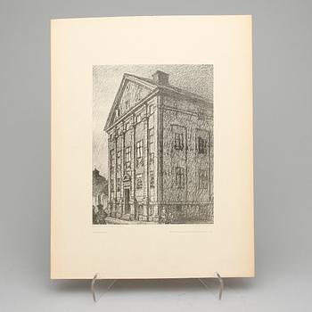 MAPP med TRYCK, ca 196 st, Ferdinand Boberg, 1900-talets början.