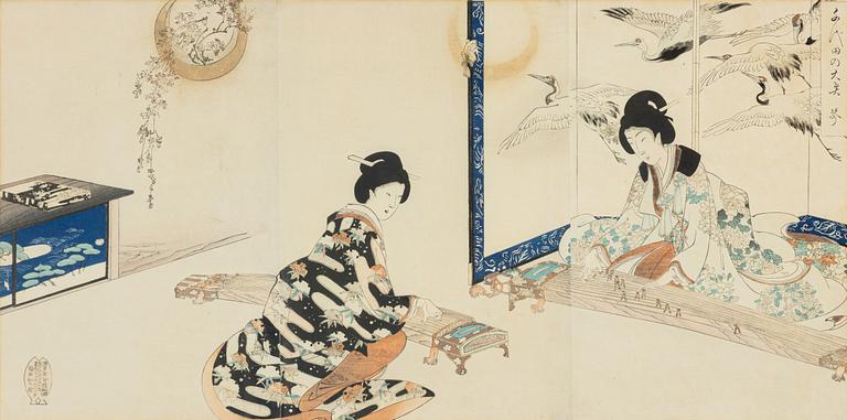 Toyohara Chikanobu / Yōshū Chikanobu, woodblock print.