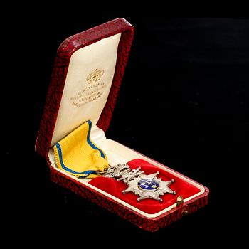 MEDALJ, "Svärdstecknet, Kungliga Svärdsordensorden", 1900-tal.