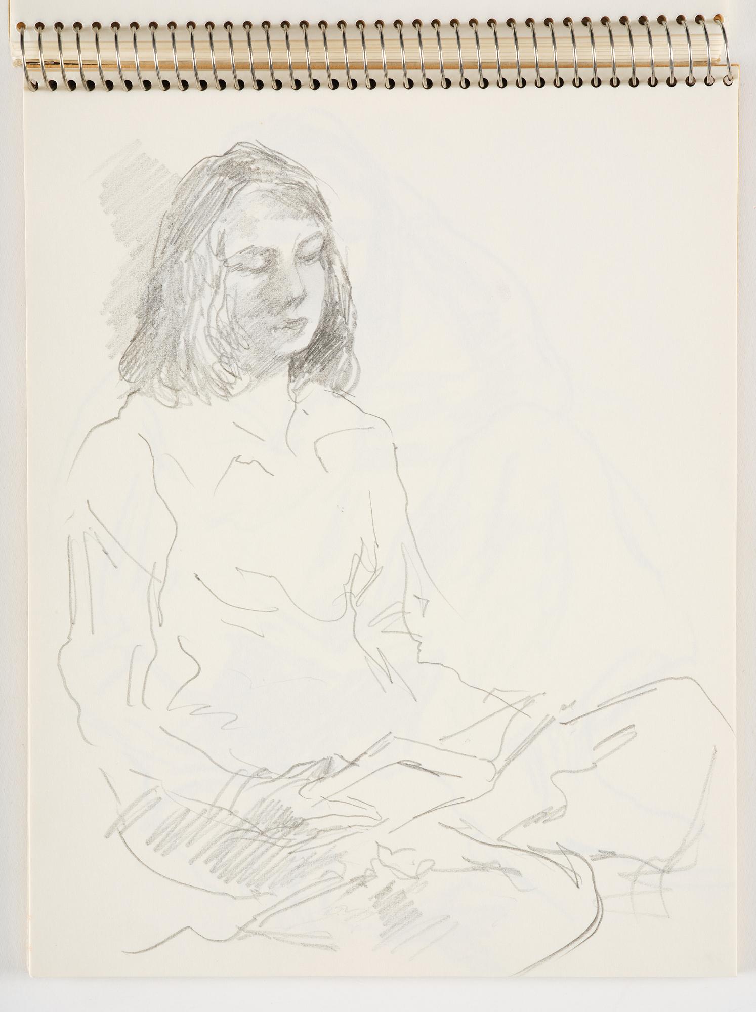 Lotte Laserstein, Sketchbook with approximately 42 drawings, of which 1 is signed.