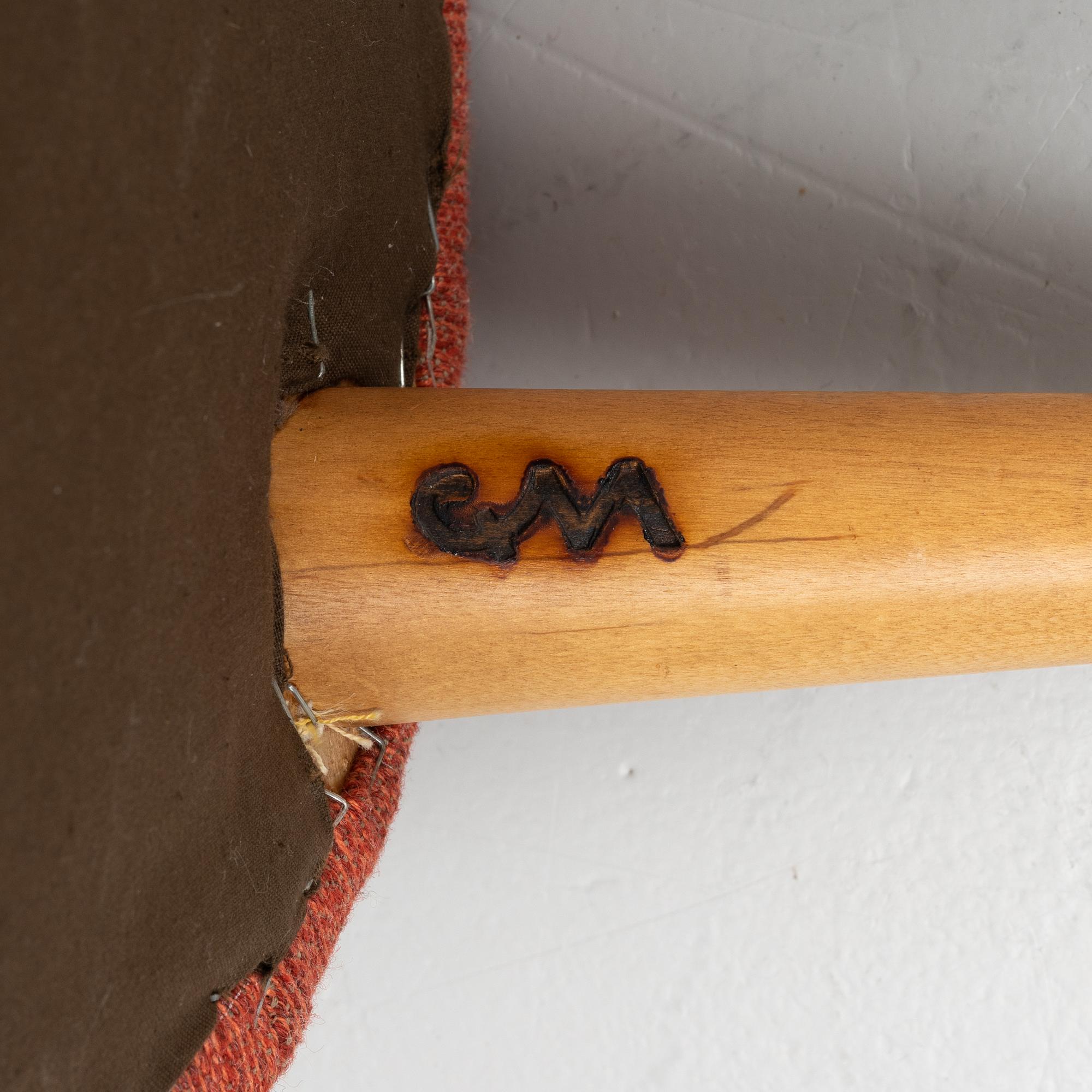 Carl Malmsten, a 'Konsert' easy chair, second part of the 20th Century.