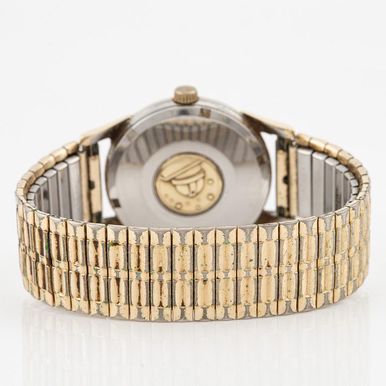Omega, Constellation, "Pie-Pan", armbandsur, 34 mm.