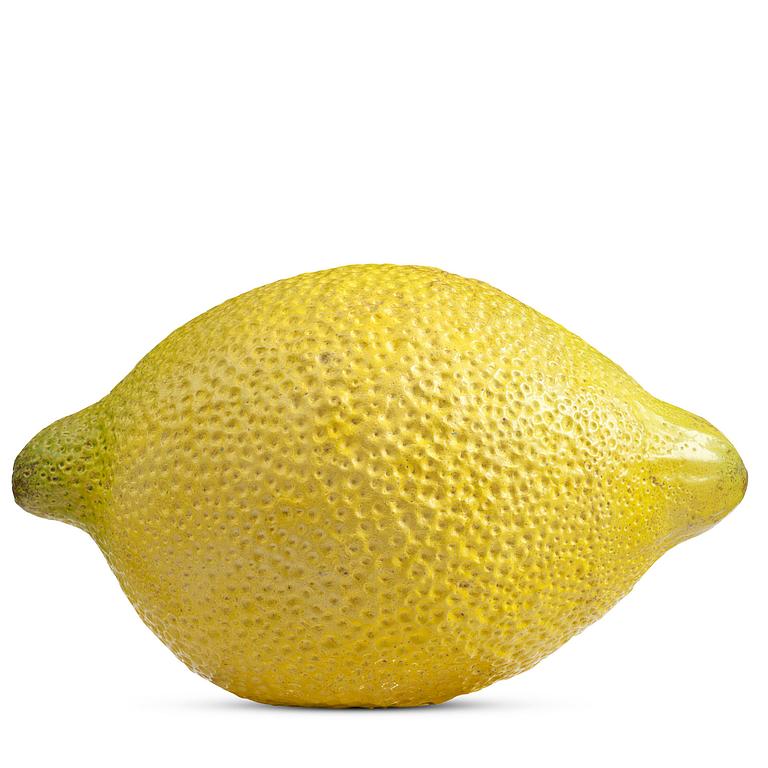Hans Hedberg, a monumental faience sculpture of a lemon, Biot, France.