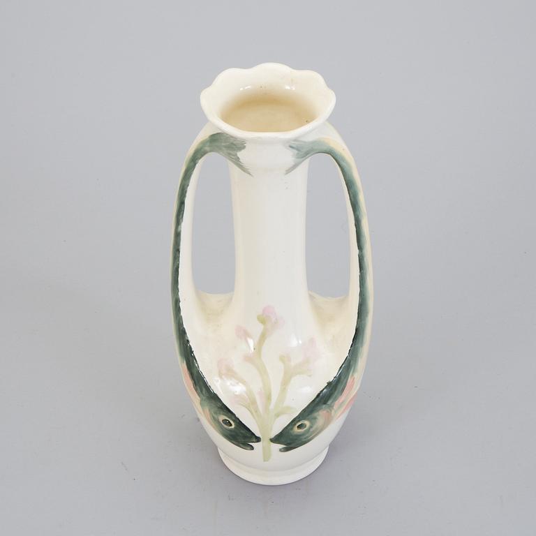 VAS, flintgods, jugend, Rörstrand, omkring 1900.