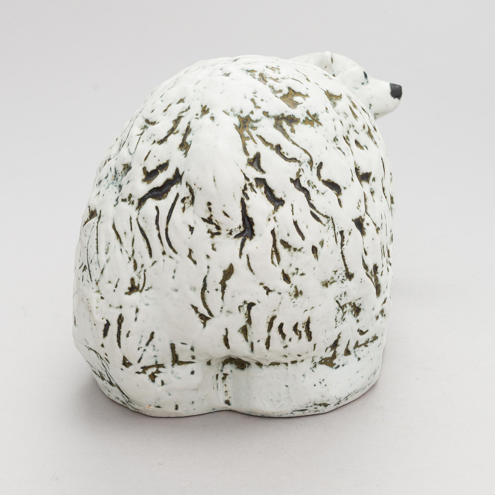 Henrik Allert, a ceramic sculpture, signed Henrik Allert Pentik Finland.