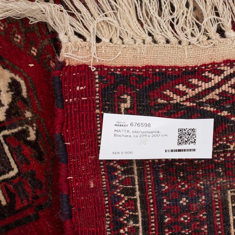 MATTA, old/semiantik, Bochara, ca 278 x 200 cm.