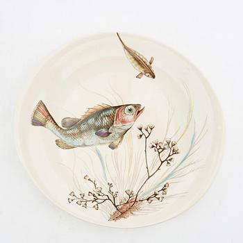 Fiskservis, 30 delar, flintgods, "Fish", Johnson Bros, England.