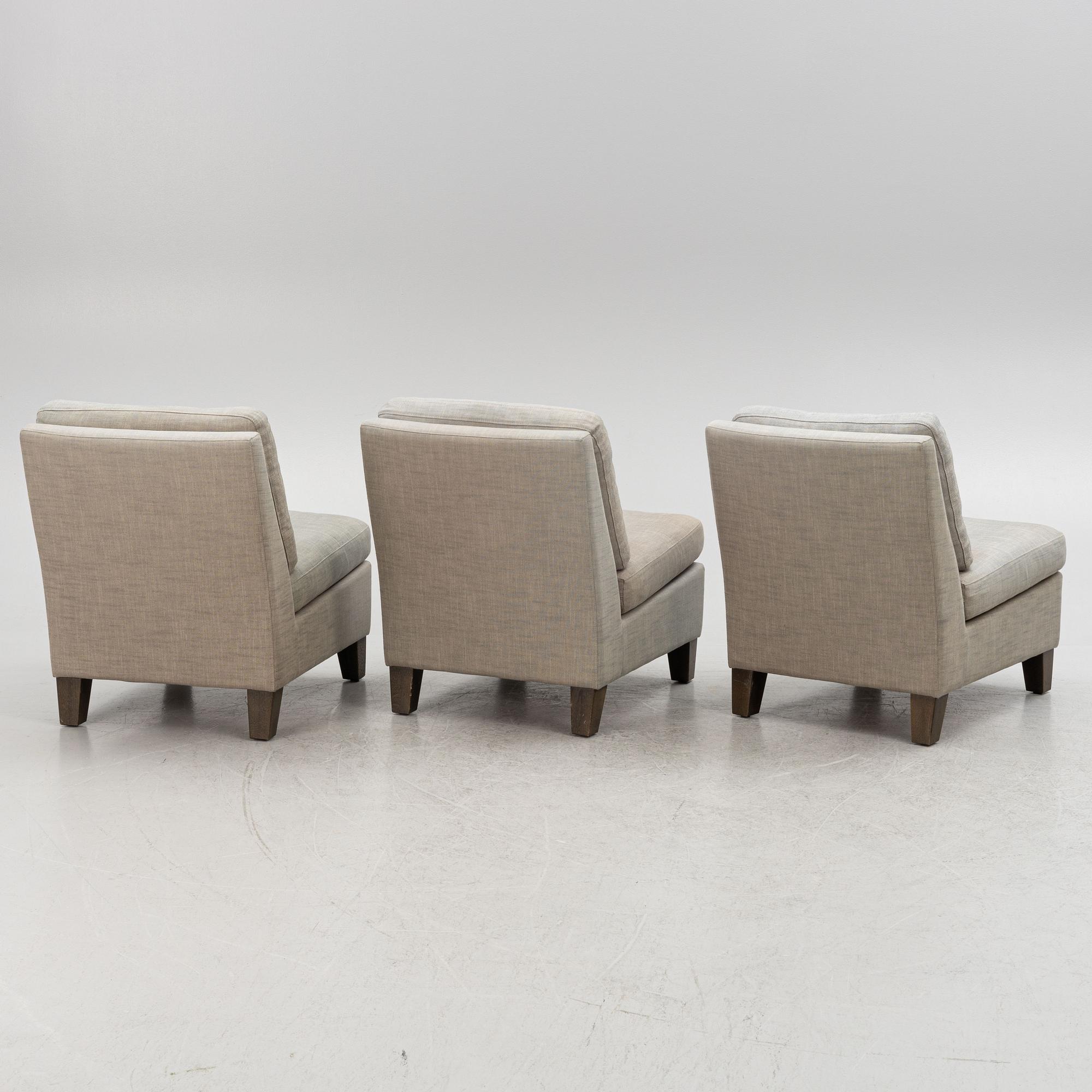 Helene Hennie, armchairs, 3 pcs, "Scott", Slettvoll.