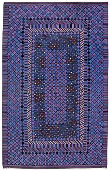 902. CARPET. "Tobias". Gobelängteknik (tapestry weave). 403 x 255,5 cm. Signed AB MMF AMF.