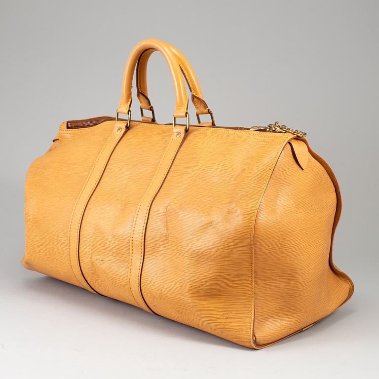 LOUIS VUITTON, weekendbag, 'Epi keepall 50'.