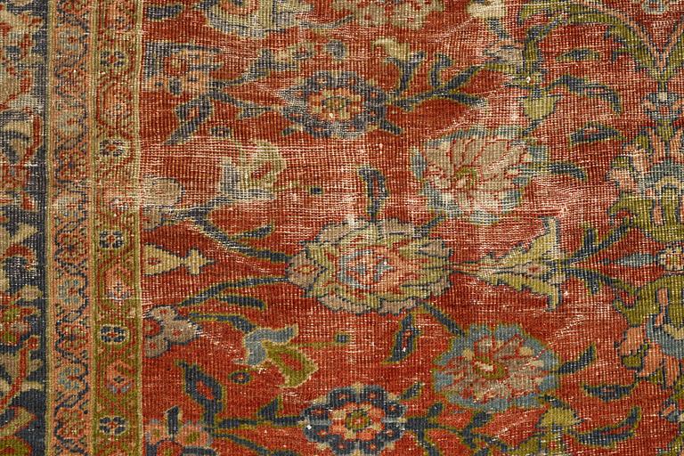 A carpet, antique Ziegler Mahal, ca 446 x 418 cm.