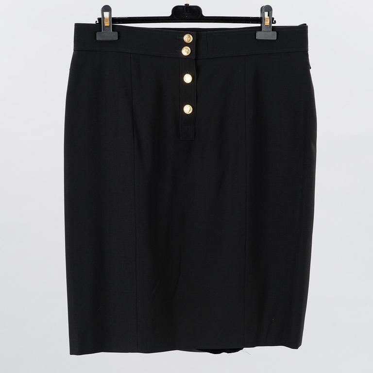 SKIRT AND A PAIR OF TROUSERS.
