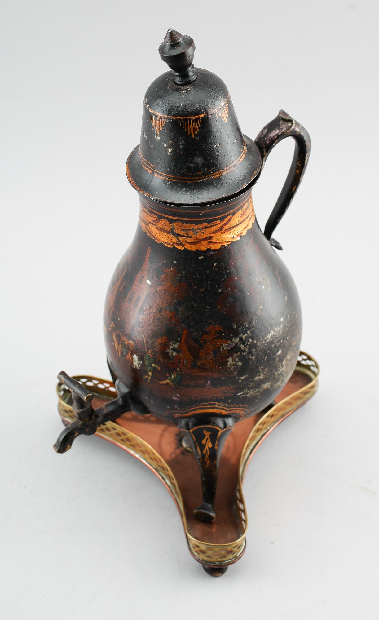 TEKÖK, målad plåt, 1700-tal.
